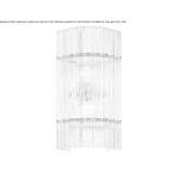 Lampa ścienna z dmuchanego szkła Xoteapan