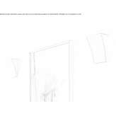 Plaster wall lamp Kaarina