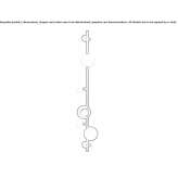 Metal LED wall lamp Weisweil