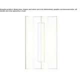 Customizable metal LED wall lamp Sexau