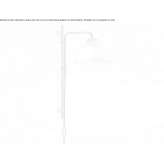 Iron wall lamp with a polyester shade Petoskey