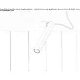 Adjustable metal LED wall lamp Lockney