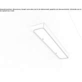 LED wall lamp made of methacrylate and metal Economy