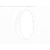 LED wall lamp made of glass and aluminum Lazurne