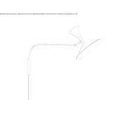 Adjustable aluminum wall lamp Sambek