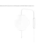 Polimerowa lampa ścienna Livadhja
