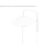 Polimerowa lampa ścienna Livadhja