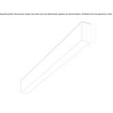 LED wall lamp made of extruded aluminum Kjenn