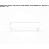 LED wall lamp made of glass and metal Tosno