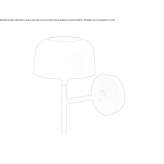 Aluminum LED wall lamp Poboru