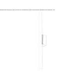 Kinkiet aluminiowy malowany proszkowo LED Gargnano