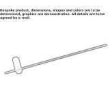 Steel LED wall lamp Breval