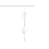Porcelain LED wall lamp Artova