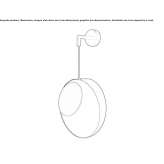 Fabric LED wall lamp Eindhout