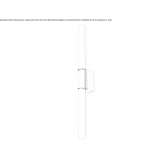 Kinkiet aluminiowy malowany proszkowo LED Gargnano