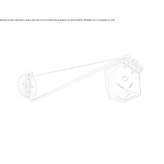 LED wall lamp made of blown glass Jacura