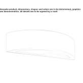 Plaster wall lamp Deshovki