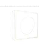 LED wall lamp handmade of brass Nedasov