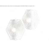 LED wall lamp made of glass Leninsk