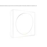 LED wall lamp handmade of brass Prcanj