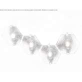 LED wall lamp made of glass Leninsk