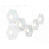 LED wall lamp made of glass Leninsk