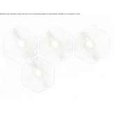 LED wall lamp made of glass Leninsk
