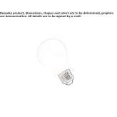LED wall lamp made of technopolymer Kremnica
