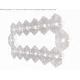 LED wall lamp made of glass Leninsk