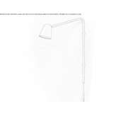 Steel LED wall lamp Wister