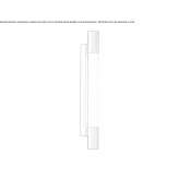 LED wall lamp made of stainless steel Epinal