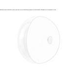 Kinkiet LED z ceramiki i szkła Arneke