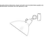 Regulowana lampa ścienna Pegnitz