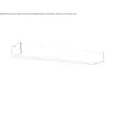 Acrylic LED wall lamp for the bathroom Kurnell
