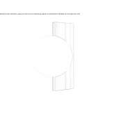 LED wall lamp made of glass Cricau