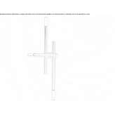 Steel wall lamp in a modern style Estepa