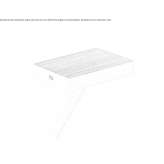 Aluminiowy kinkiet z USB Sariego