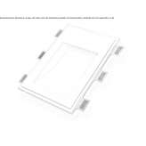 Wpuszczana lampa ścienna LED Cristaly® Newburn