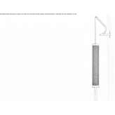 Steel LED wall lamp Cobadin