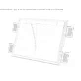Wpuszczana lampa ścienna LED cCristaly® Naucelle