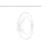 LED wall lamp made of blown glass Macotera
