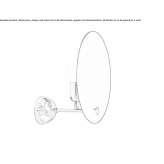 Aluminum wall lamp Mumra
