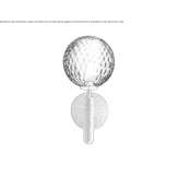 Lampa ścienna z dmuchanego szkła Harbury