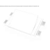 Wpuszczana lampa ścienna LED Cristaly® Euville