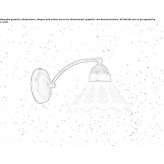 Ceramic LED wall lamp Alissas