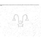 LED wall lamp with a fixed arm Perloz