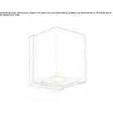 Aluminum LED wall lamp Kreminna