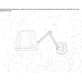 Adjustable metal wall lamp with swing arm Penalva