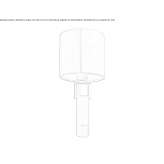 Metalowa lampa ścienna Tutrakan