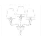Murano glass wall lamp Mayenne